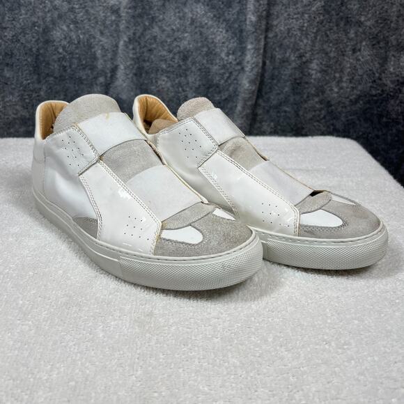 Maison Margiela Replica MM6 Shoes Womens 40 White Slip On No Laces Worn - Picture 1 of 16